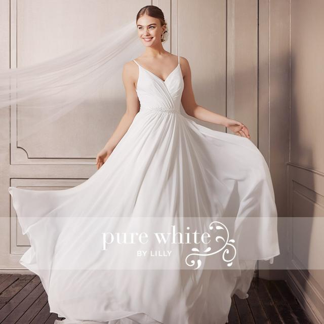 Pure white by Lilly bridal gowns and wedding dresses