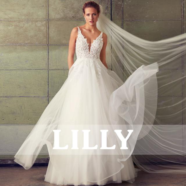 Lilly bridal gowns and wedding dresses
