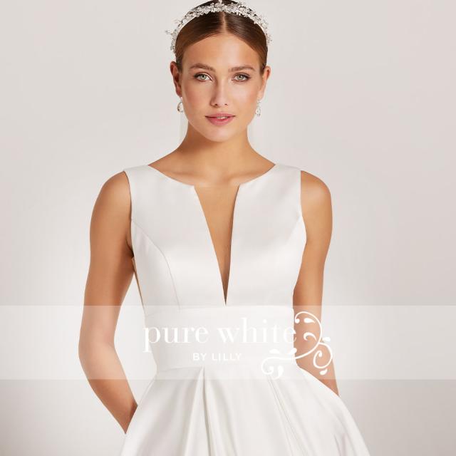 Pure white by Lilly bridal gowns and wedding dresses