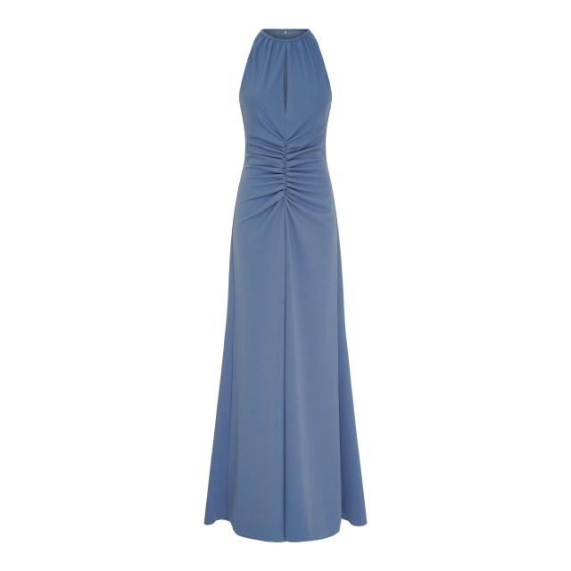 Robe de soirée stretch bleu ciel de LILLY