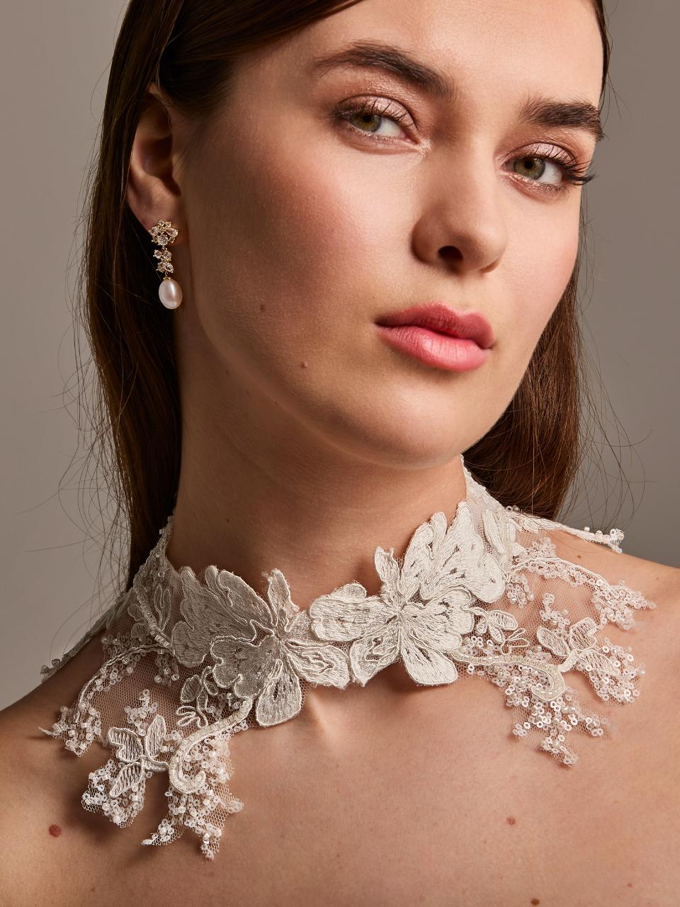 Elegant blonde choker til din styling